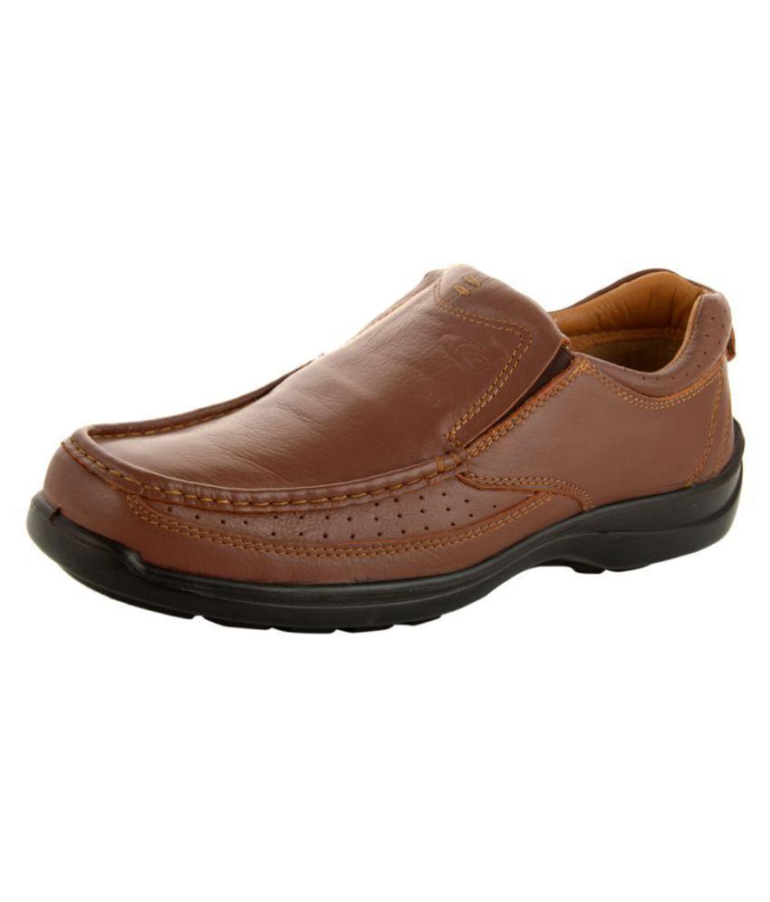 Allen Cooper Tan Genuine Leather Formal Shoes Price in India- Buy Allen ...