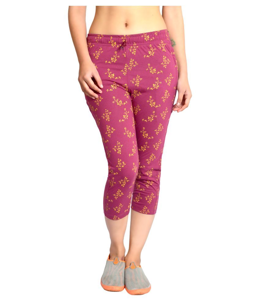 Buy Hardihood Cotton Night Capris Online at Best Prices in India - Snapdeal