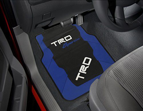 Speedwav Trd Sportivo Car Floor Mats Set Of 4 Black And Blue