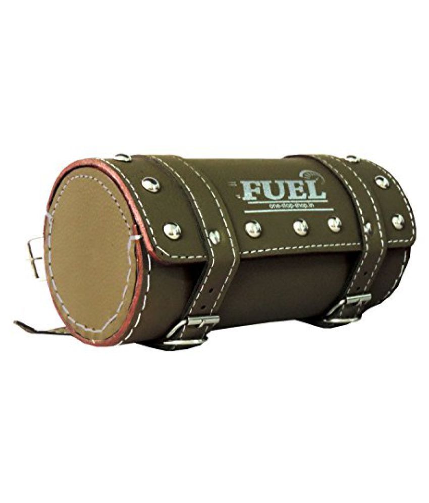 FUEL Olive Colour Saddle Bag Premium For Bikes (Round) Buy FUEL