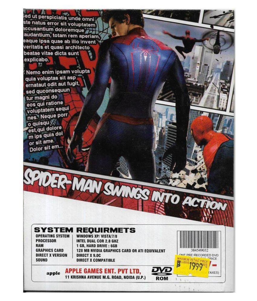 the amazing spider man pc without graphic card