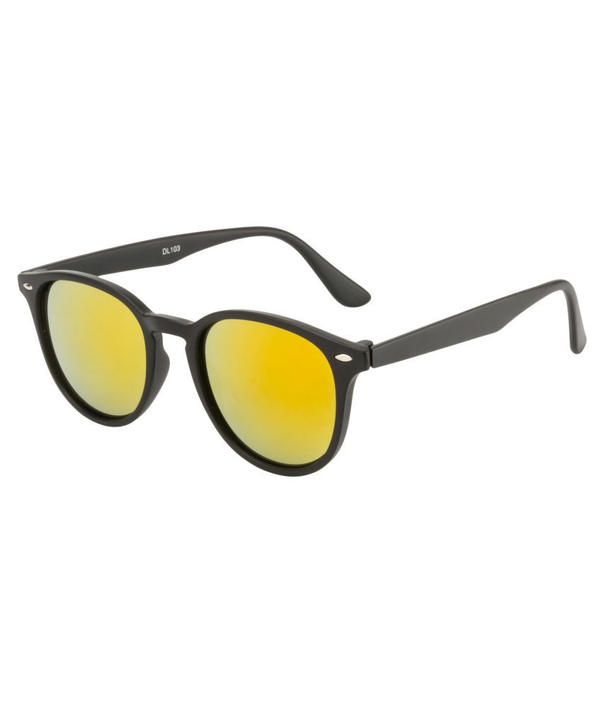     			Fair-X Golden Panto Sunglasses ( ZR4419 )