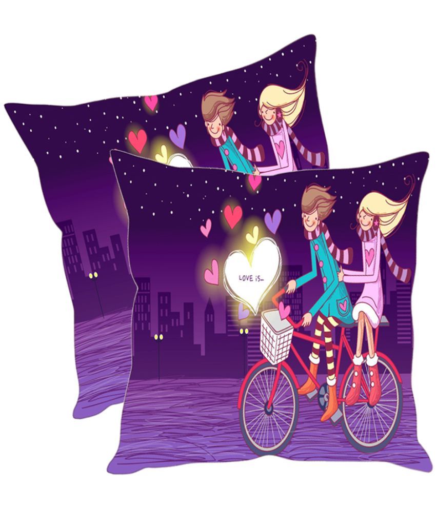 sleep nature's Set of 2 Velvet Cushion Covers Other Sizes Buy Online