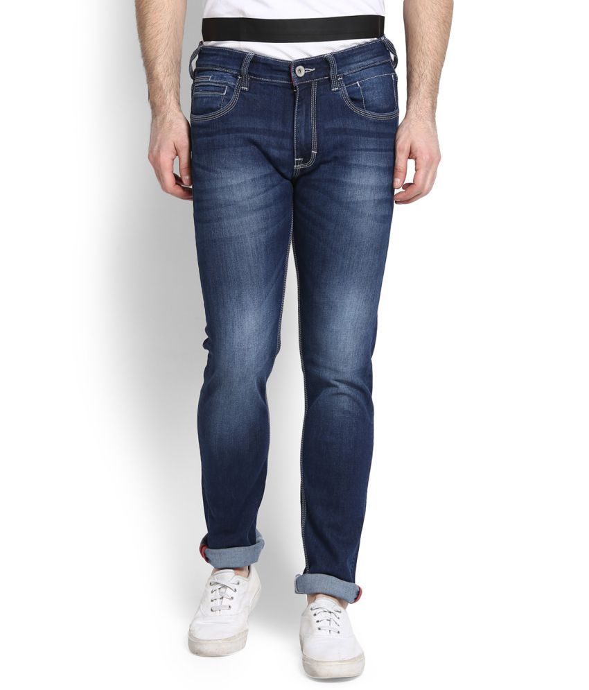 Izod Indigo Blue Slim Jeans - Buy Izod Indigo Blue Slim Jeans Online at ...