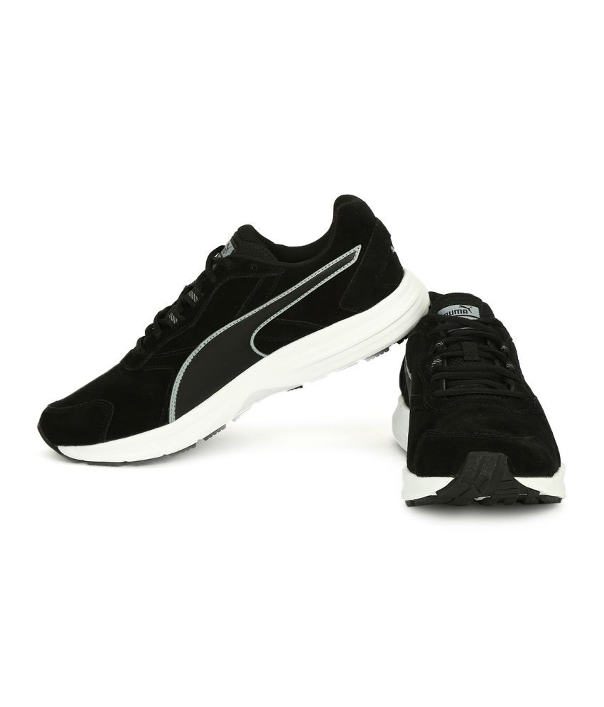 Puma Descendant V3 Black Running Shoes 