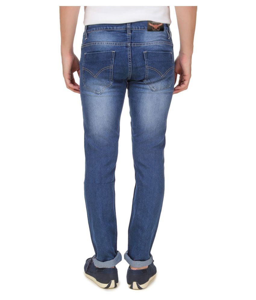 dark blue slim jeans
