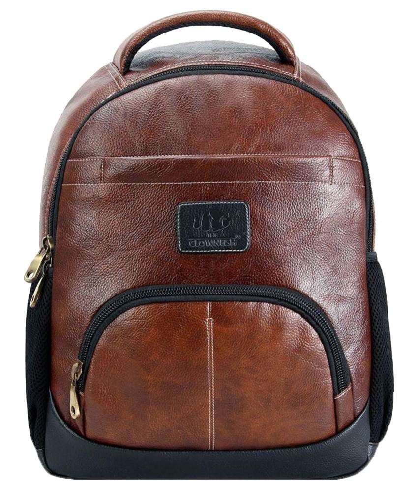 The Clownfish Brown Laptop Bags Buy The Clownfish Brown Laptop Bags