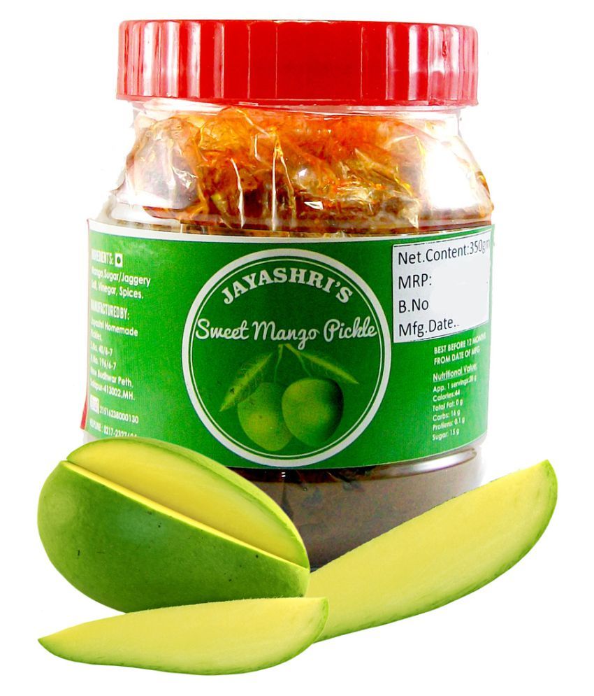 Jayashri's Sweet Mango Pickle 500 gm Buy Jayashri's Sweet Mango Pickle 500 gm at Best Prices in