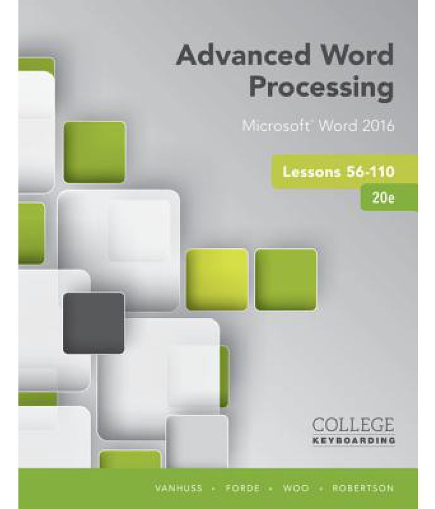 Advanced Word Processing Lessons 56-110
