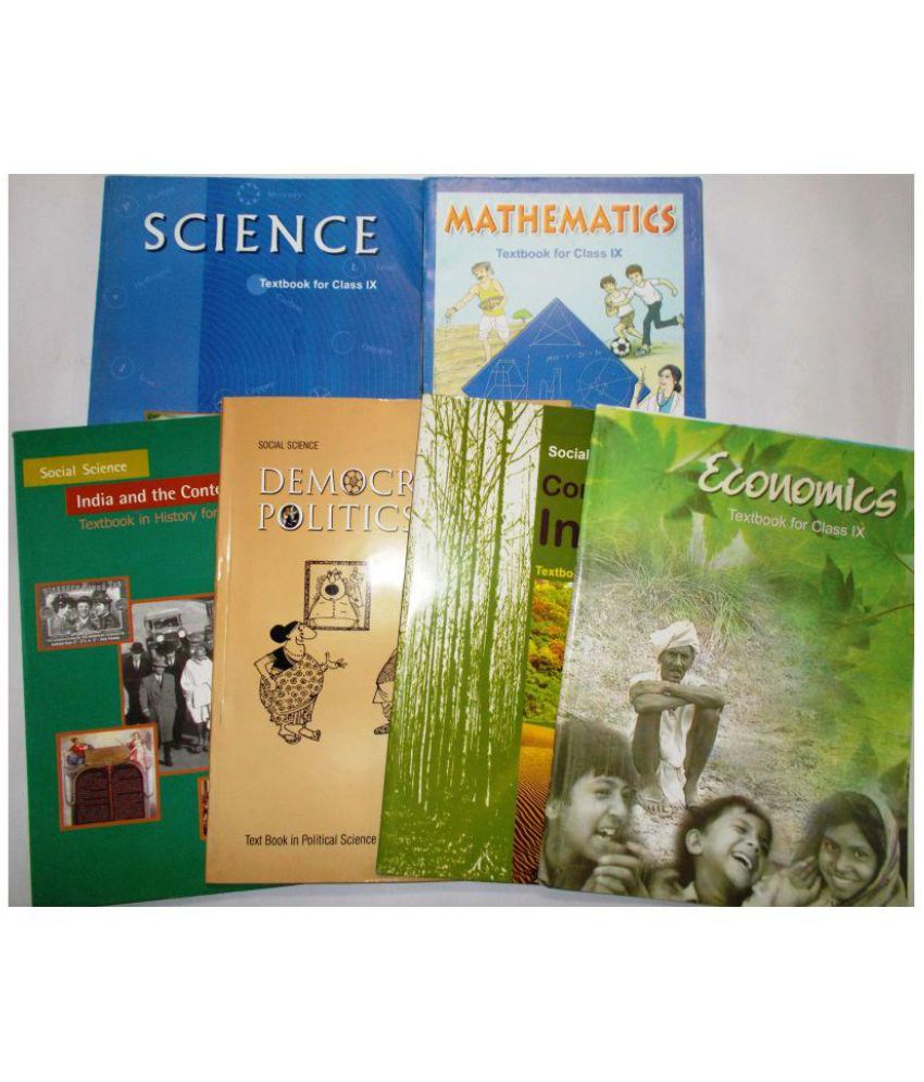 NCERT 6 BOOKS Set For CLASS 9 HISTORY CIVICS GEOGRAPHY 