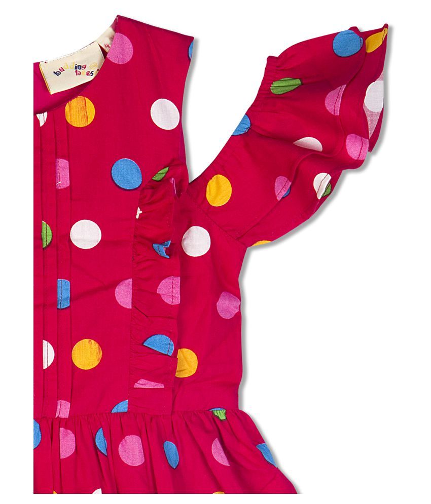 dot material frocks