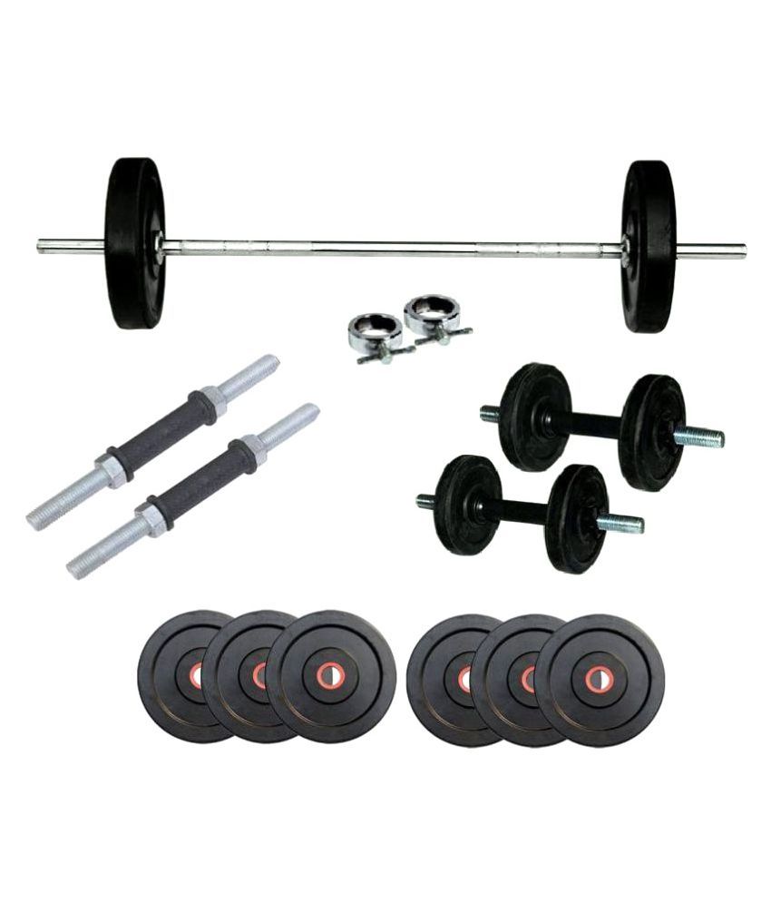 Spiro 16 Kg. Home Gym with Dumbell Rods and 3 Feet Straight Rod Buy
