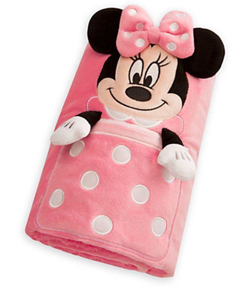 minnie mouse doll with blanket