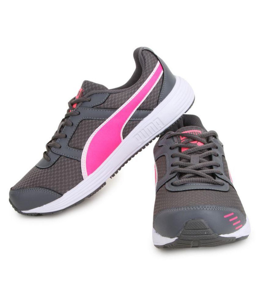 puma grey shoes