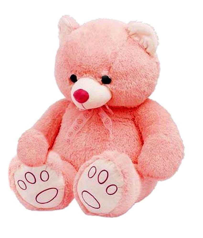 pink teddy bear 3 feet