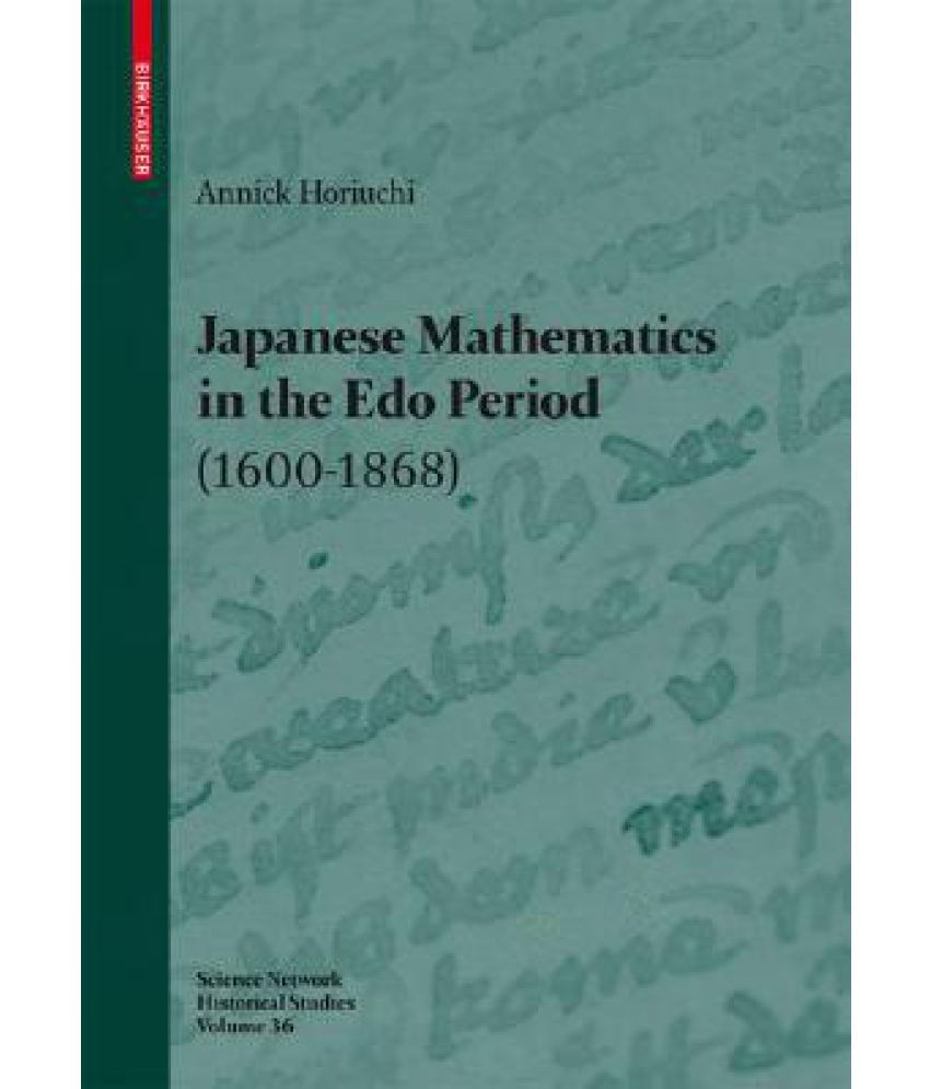 Japanese Mathematics in the EDO Period (16001868) Buy Japanese