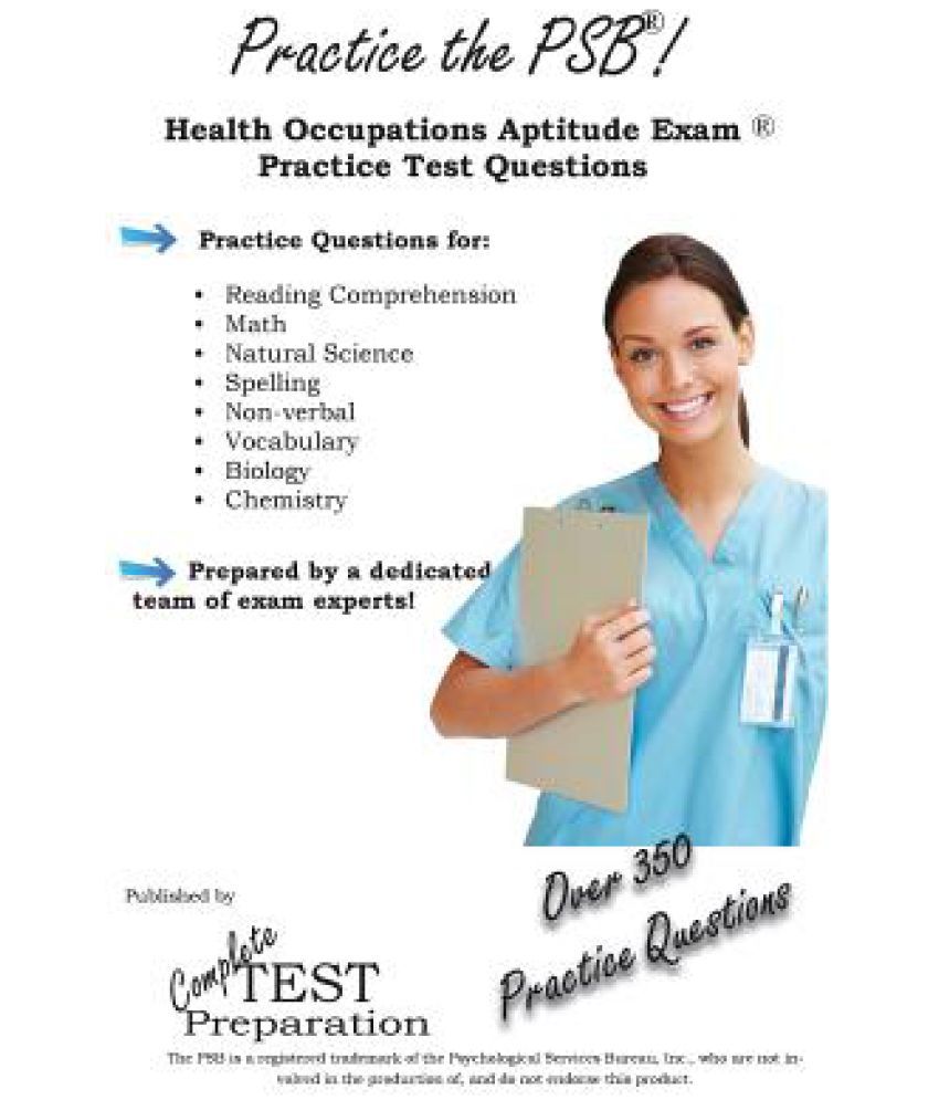 Psb Hoae Practice Health Occupations Aptitude Test Practice Questions
