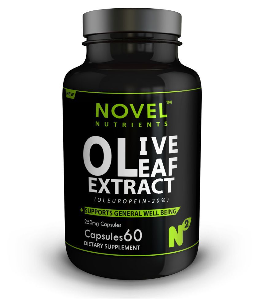 Novel Nutrients OLIVE LEAF EXTRACT 250MG GENERAL WELLBEING Capsule 100