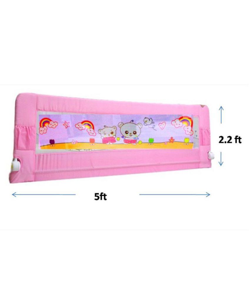 Kiddale Pink Polyester Bed Rail ( 1 pcs ) Buy Kiddale Pink Polyester