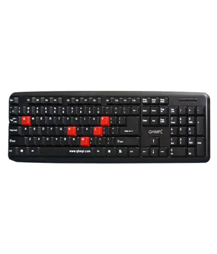 Quantum QHM7403 Black USB Wired Desktop Keyboard