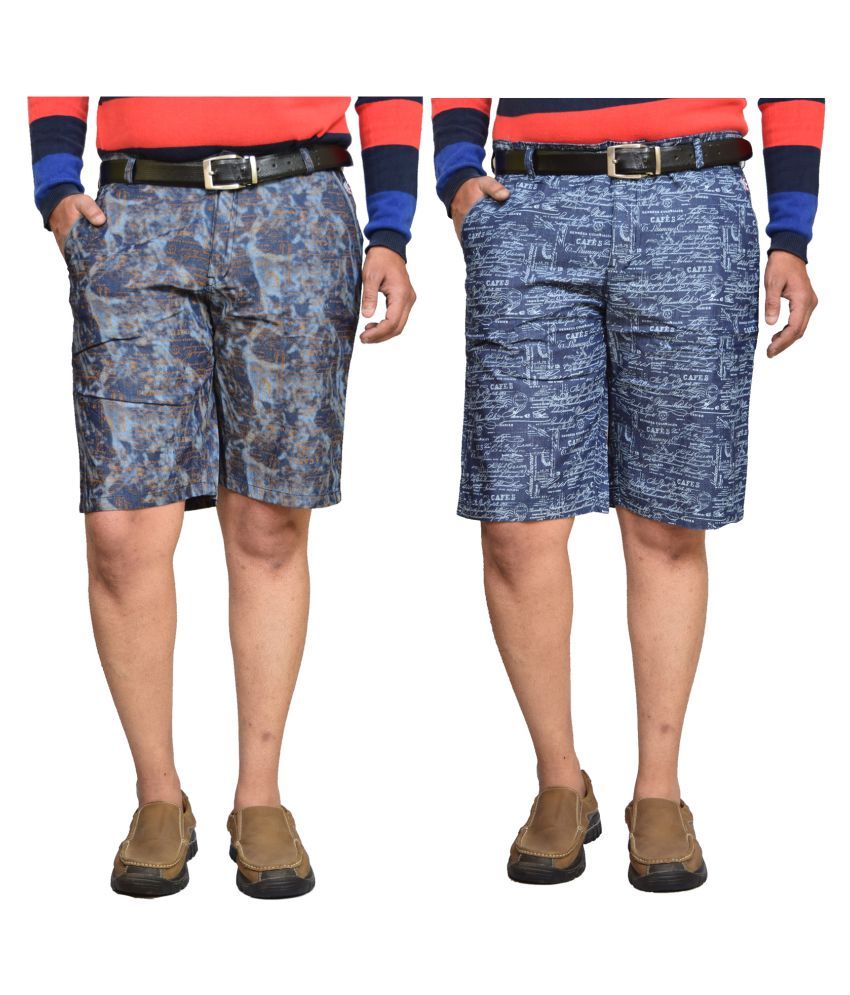     			British Terminal Multi Shorts Pack of 2