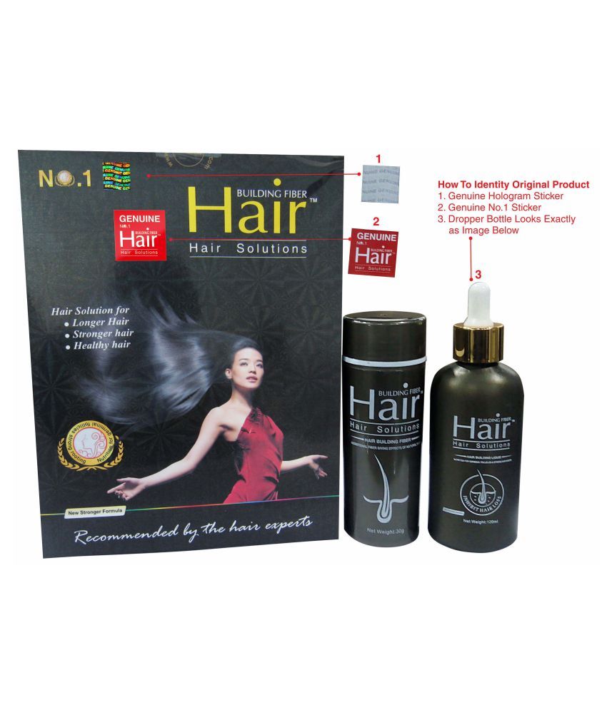 No.1 Hair Building Fiber Hair Fibers Black 30 gm Pack of 3 Buy No.1