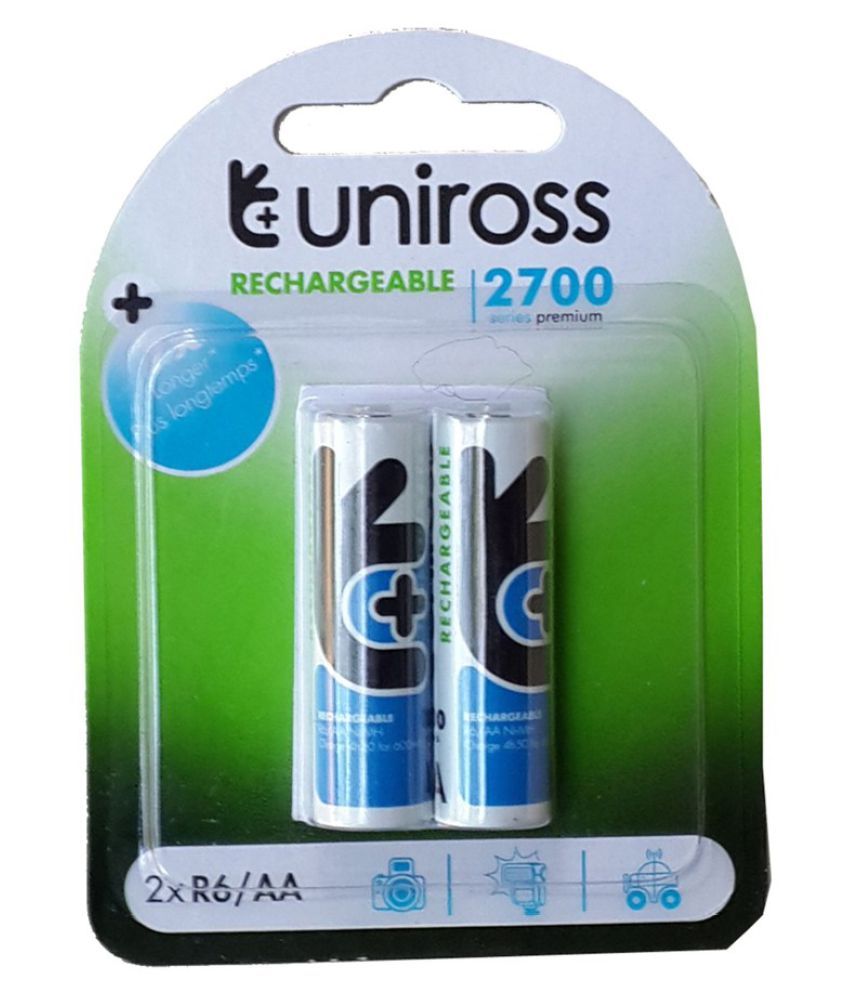 Uniross 2700 mAh Rechargeable Battery 2 Price in India Buy Uniross