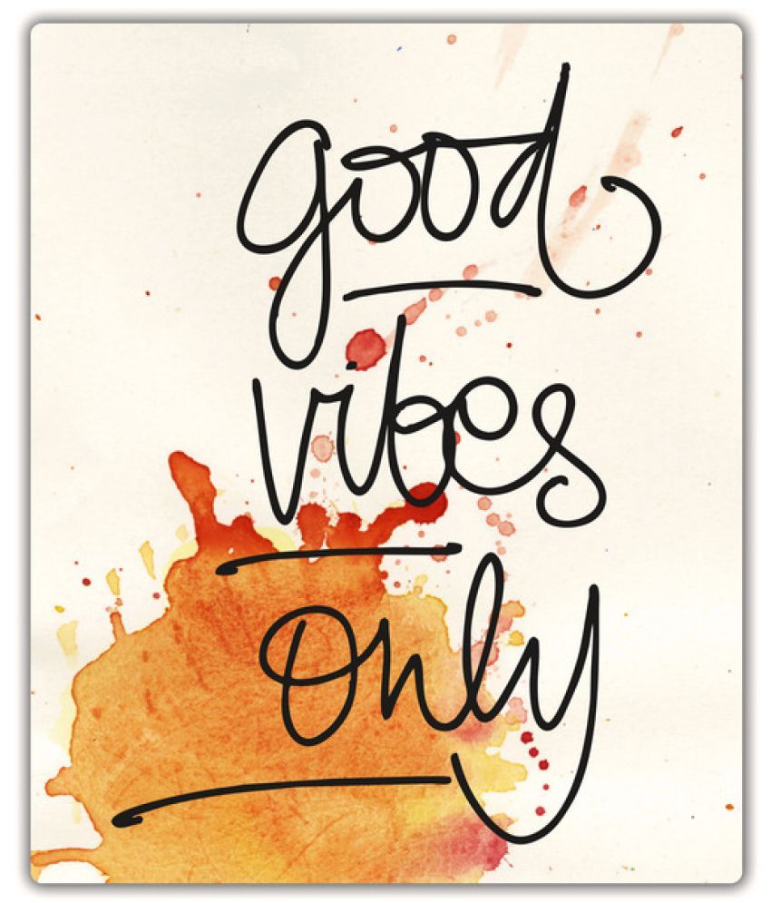 My Own Good Vibes Hard Board Mounted Poster Wood Photo Wall Poster ...