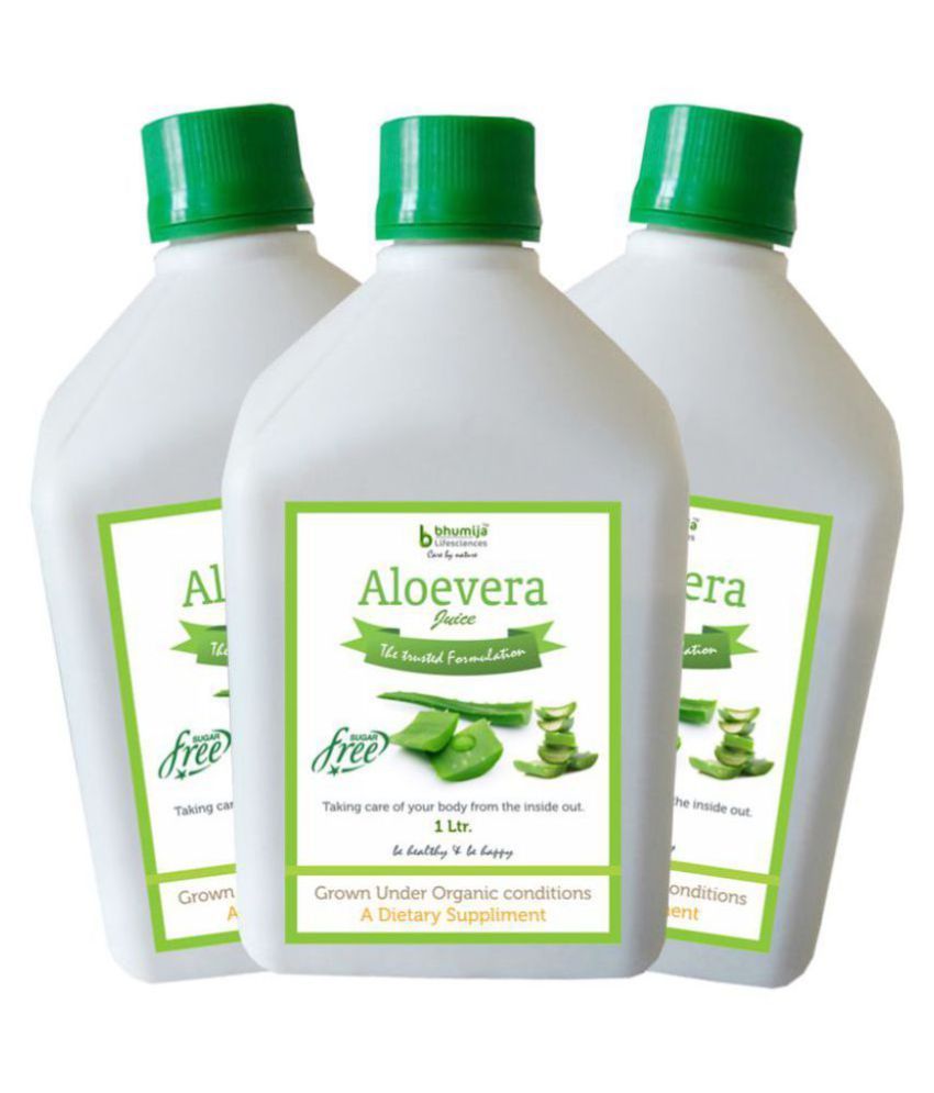 BHUMIJA LIFESCIENCES Aloevera Fiber Rich Juice Health 