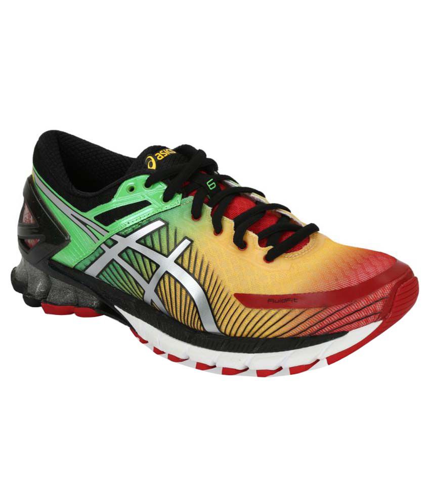 asics multi colored shoes