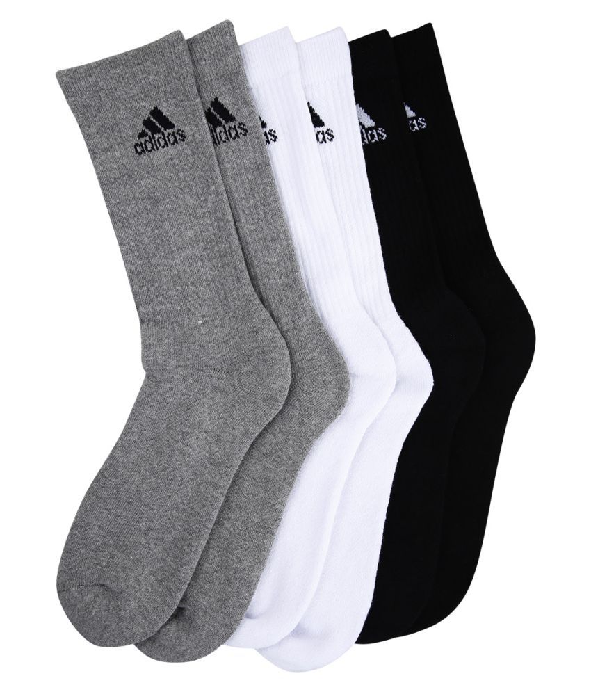 Adidas Multicolor Sport Socks - Pack of 3: Buy Online at Low Price in India - Snapdeal