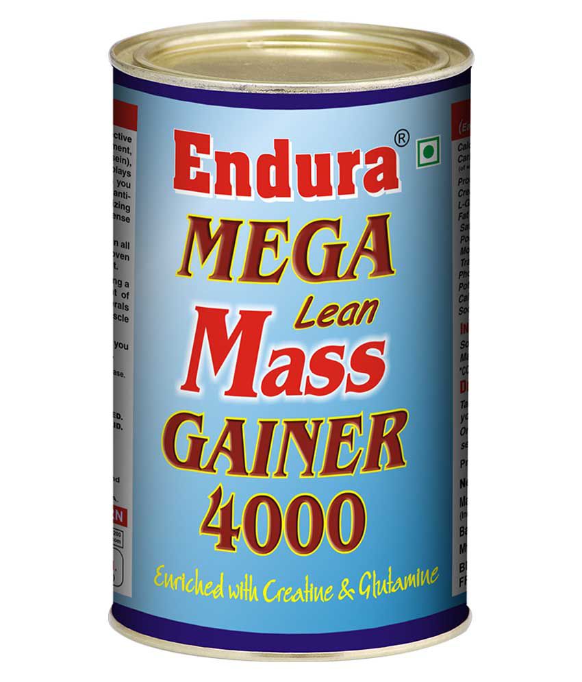 Endura Mega Lean Mass Gainer 4000 (500g) (Unflavoured)