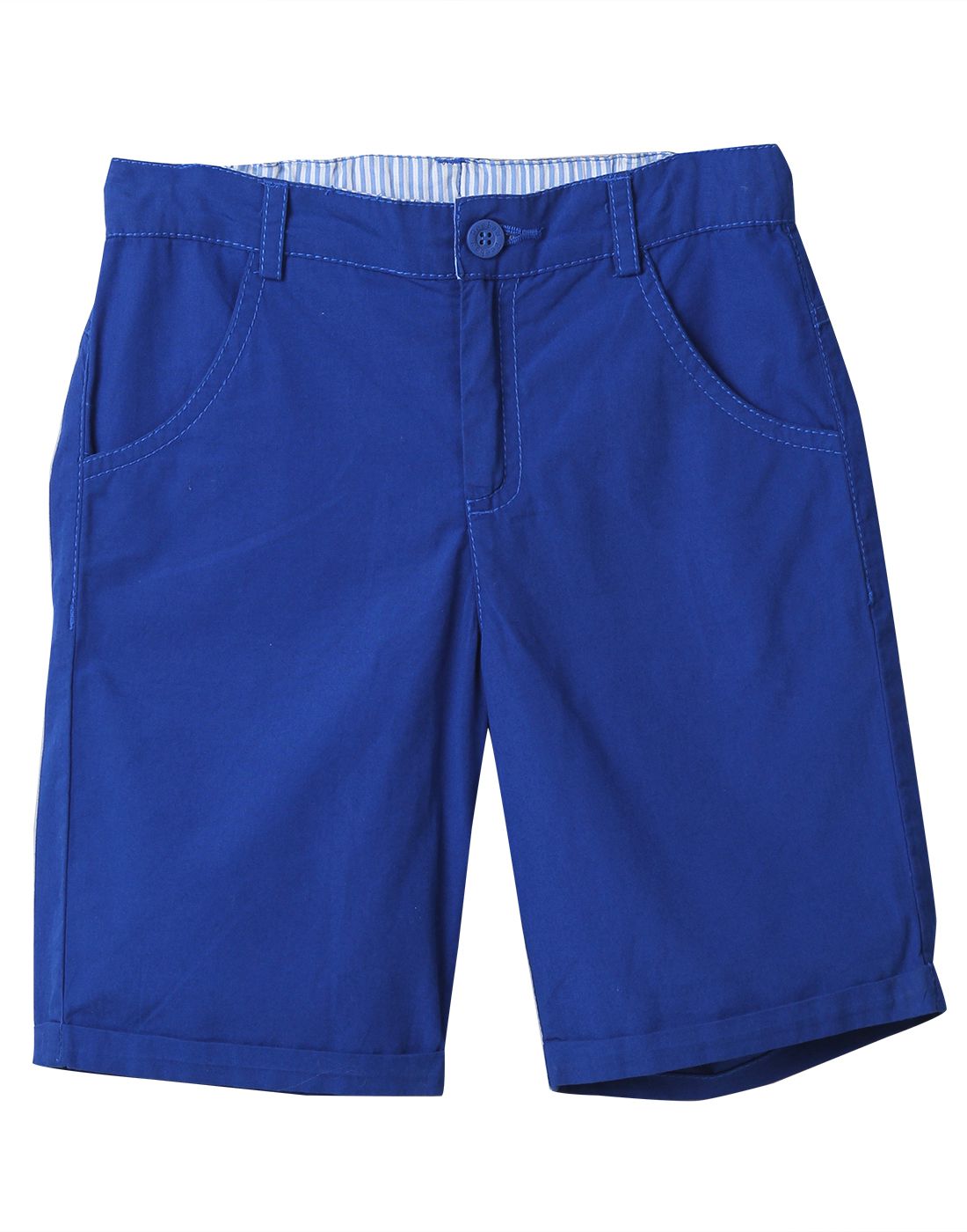 Beebay Blue Cotton Shorts - Buy Beebay Blue Cotton Shorts Online at Low ...