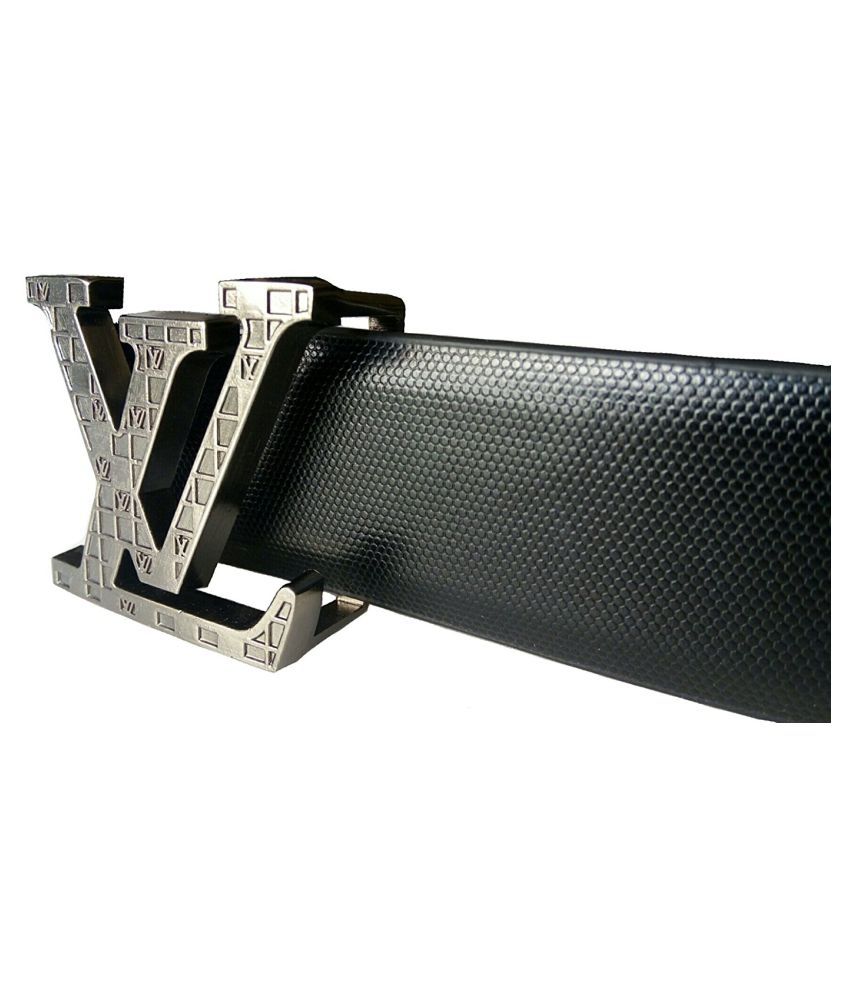 LV Belt Black Faux Leather Casual Belts: Buy Online at Low Price in India - Snapdeal