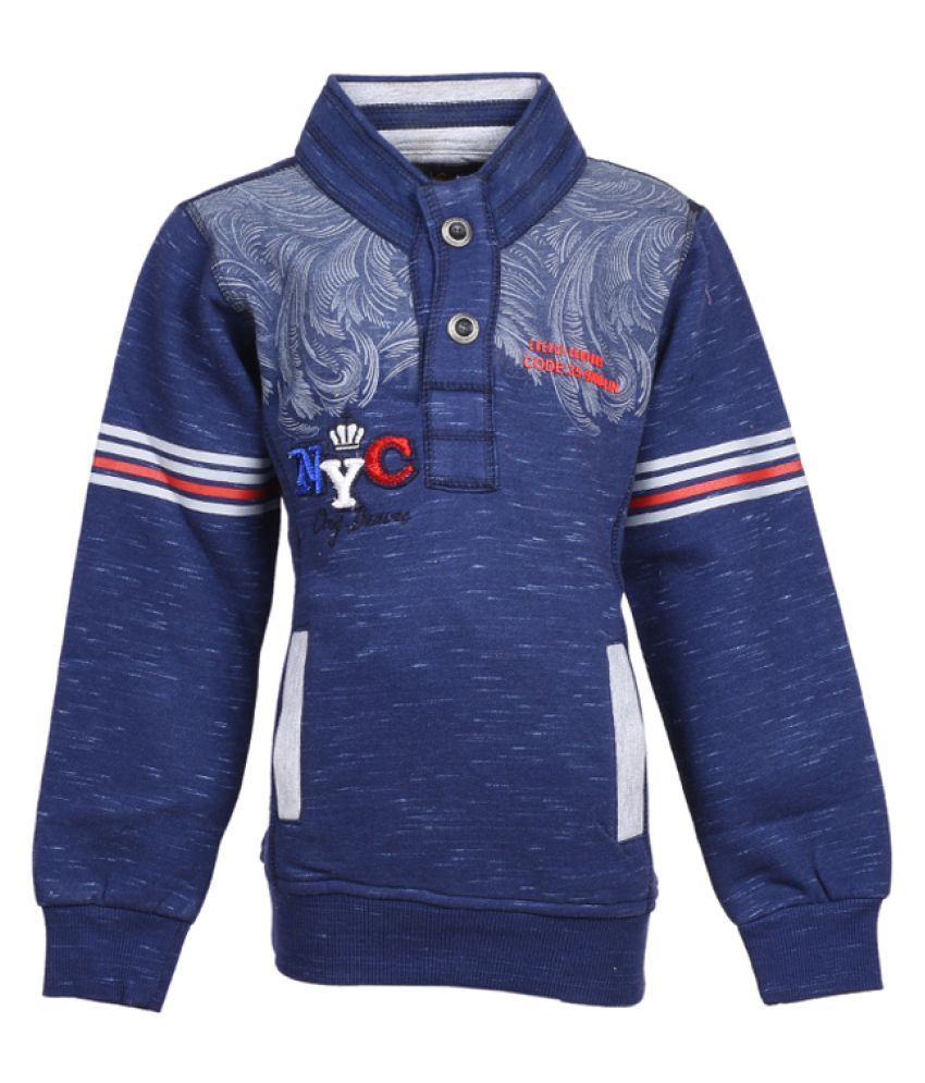 navy color sweatshirt