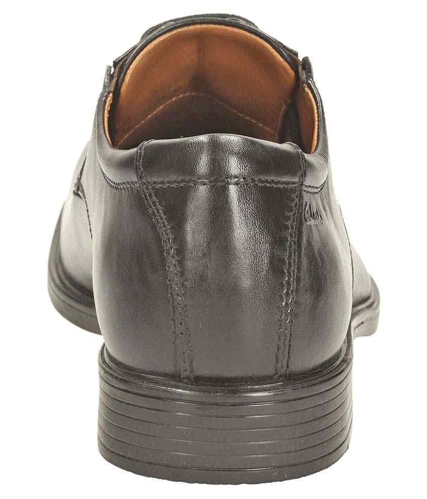 Clarks Black Office Genuine Leather Formal Shoes Price in India- Buy ...
