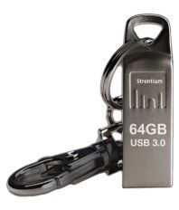 Strontium SR64GSLAMMOZ 64GB USB 3.0 Utility Pendrive Silver