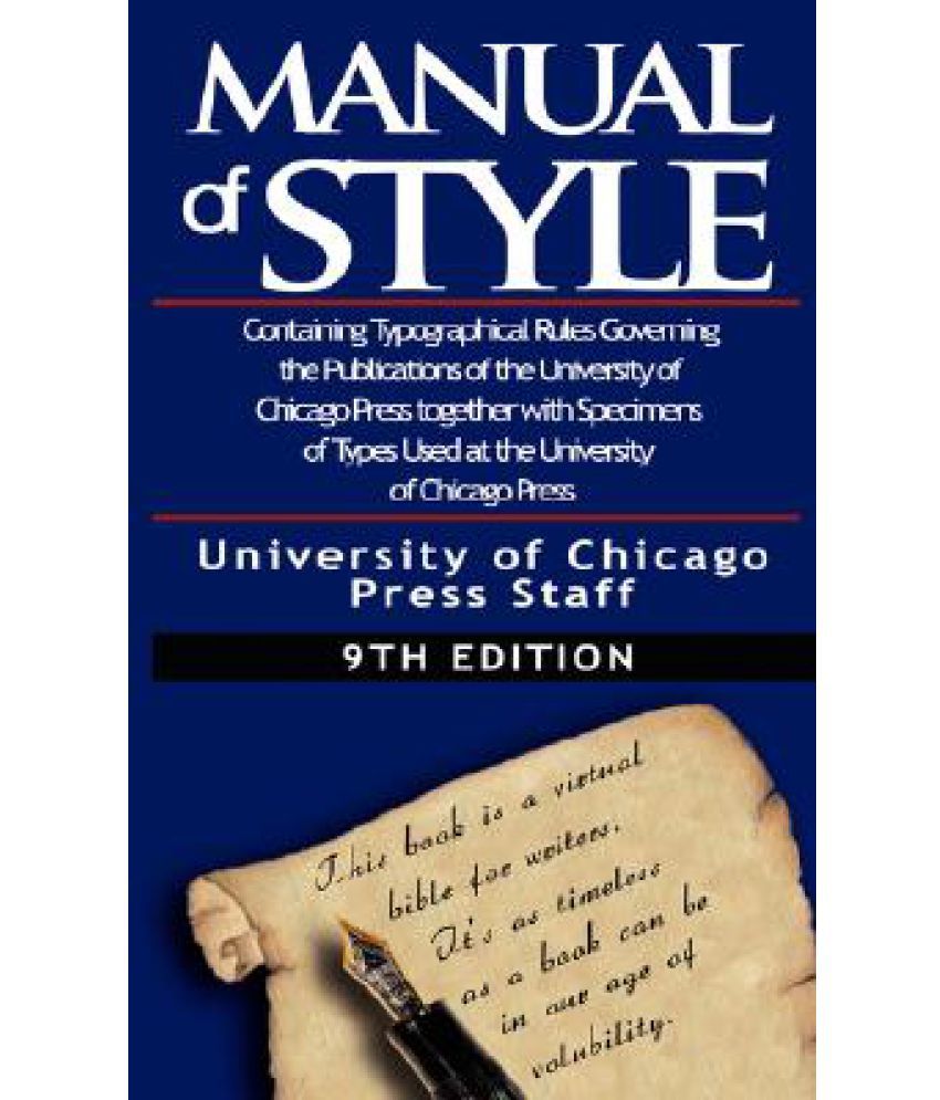 chicago manual of style