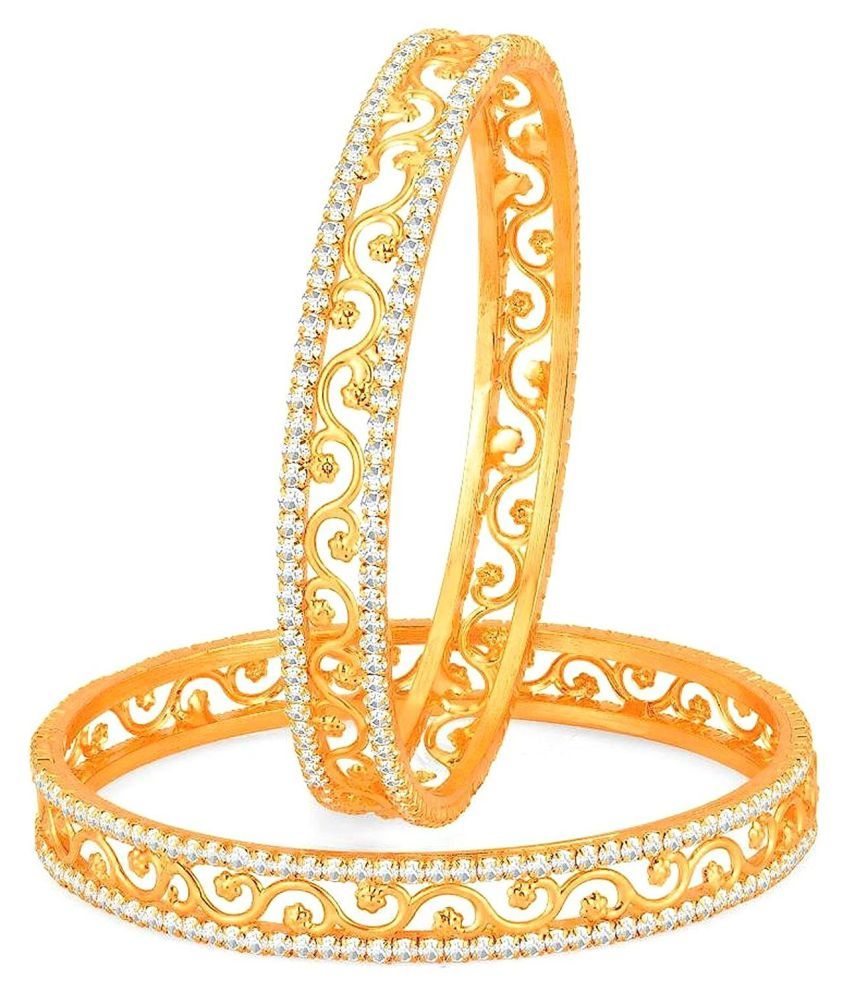     			YouBella Gold Plated Bangles for Women and Girls