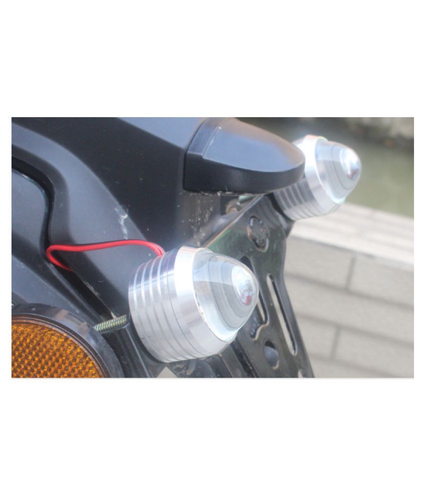 Ridar Bike Strobe Brake White Light Set of 2 for Royal Enfield Classic
