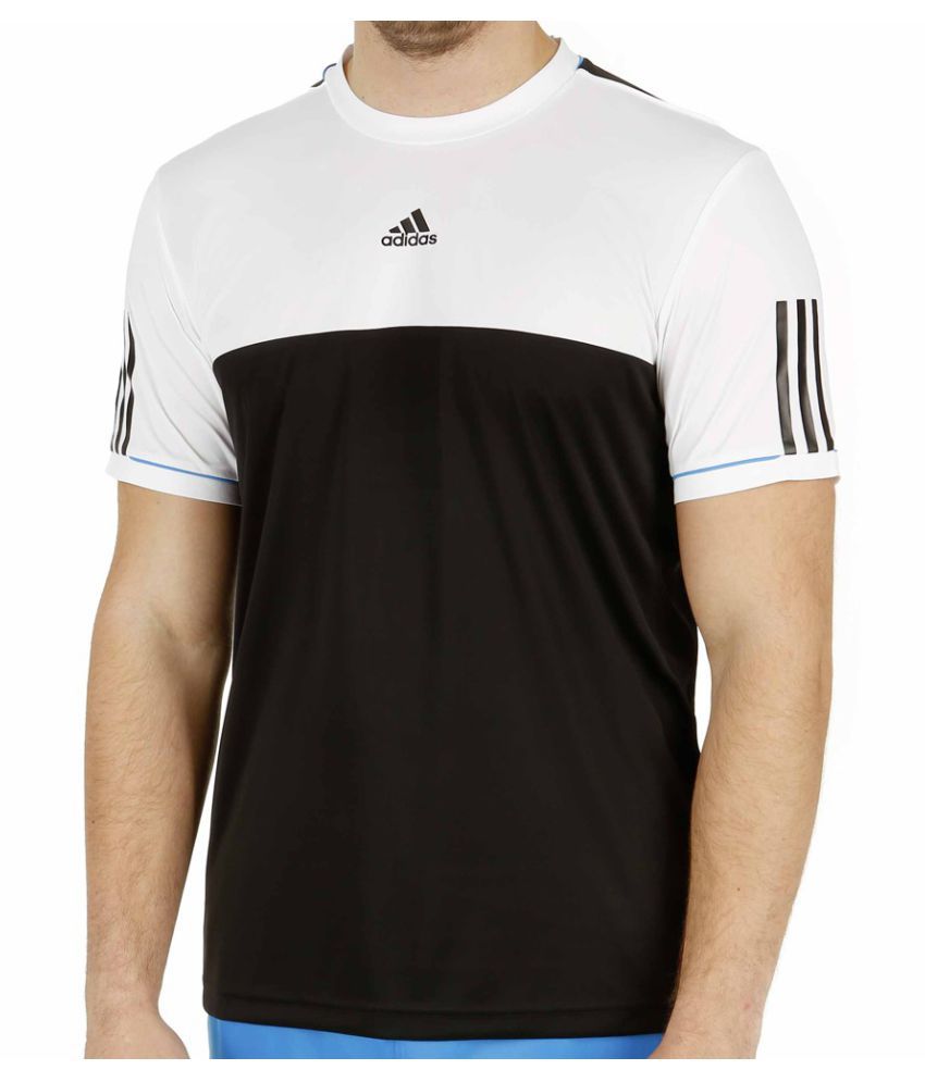 Adidas Black T-Shirt: Buy Online at Best Price on Snapdeal
