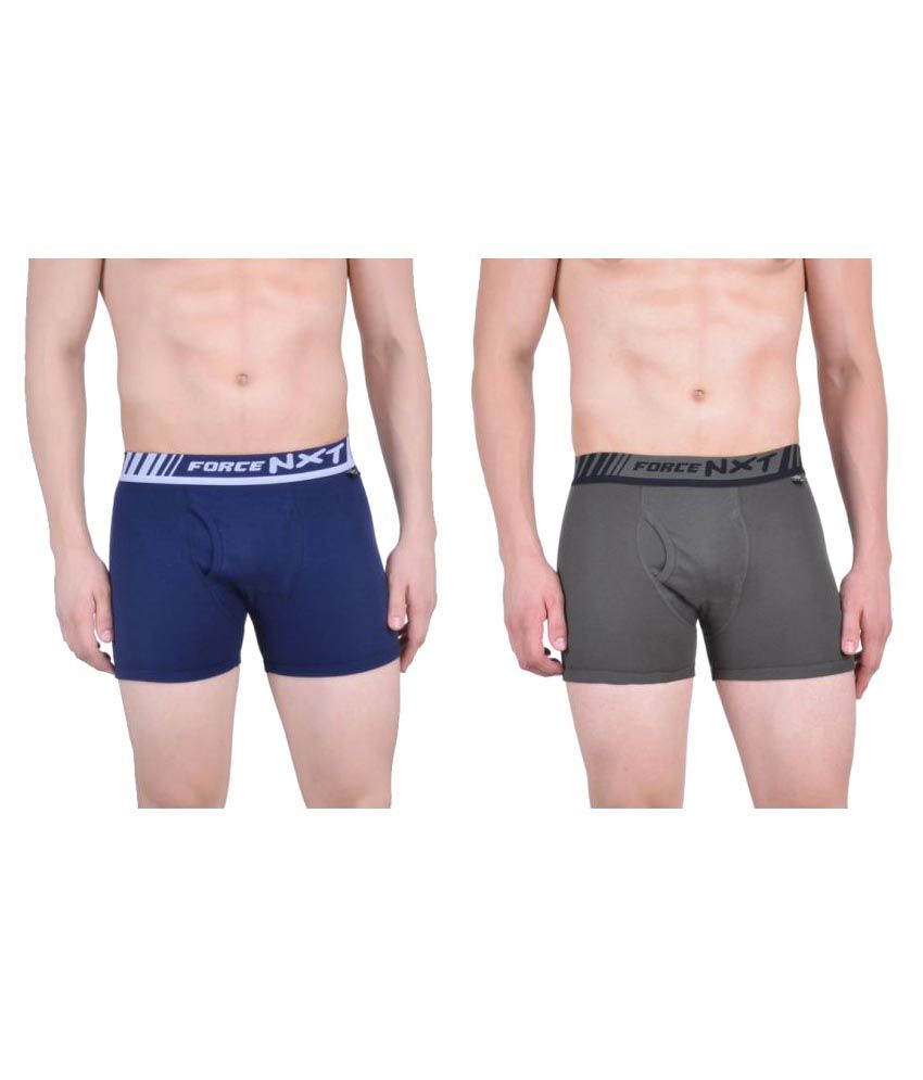     			Force NXT Pack of 2 Cotton Trunk For Men's ( Multi )