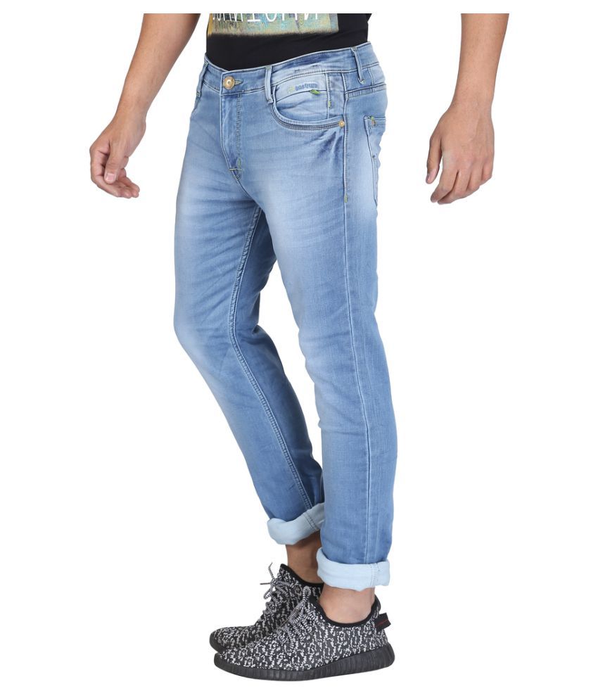 light blue slim jeans