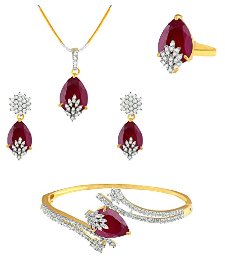     			YouBella Multicolour Bracelet with Pendant Set & Ring