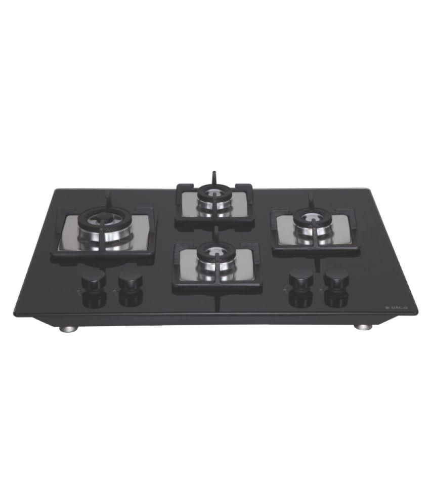 Elica Flexi Brass HCT 460 4 Burner Automatic Gas Stove Price in India