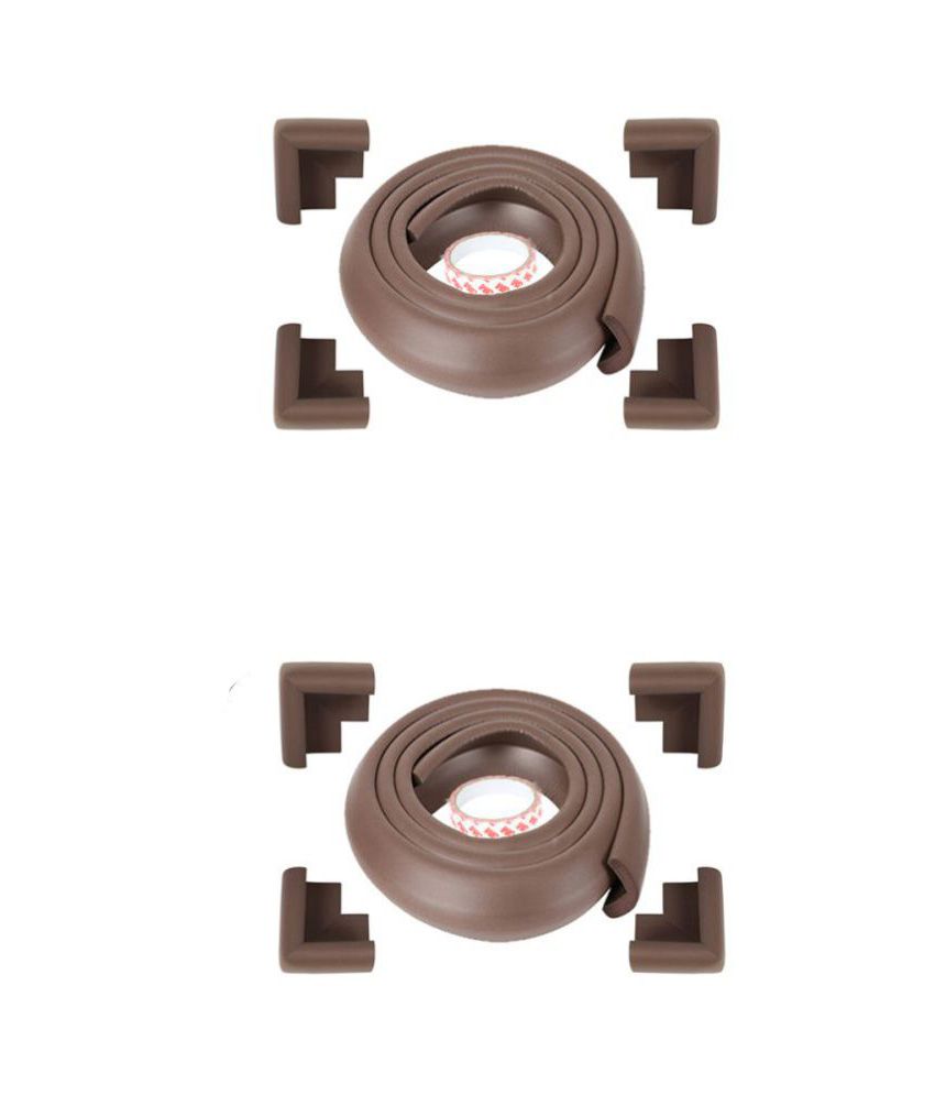     			Safe-O-Kid Brown Foam Edge Guard Pack of 2