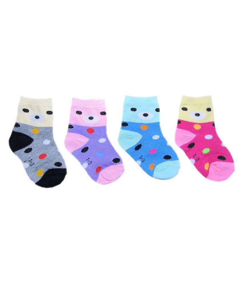 Bbs Multicolour Kids Socks Pack-4: Buy Online at Low Price in India ...