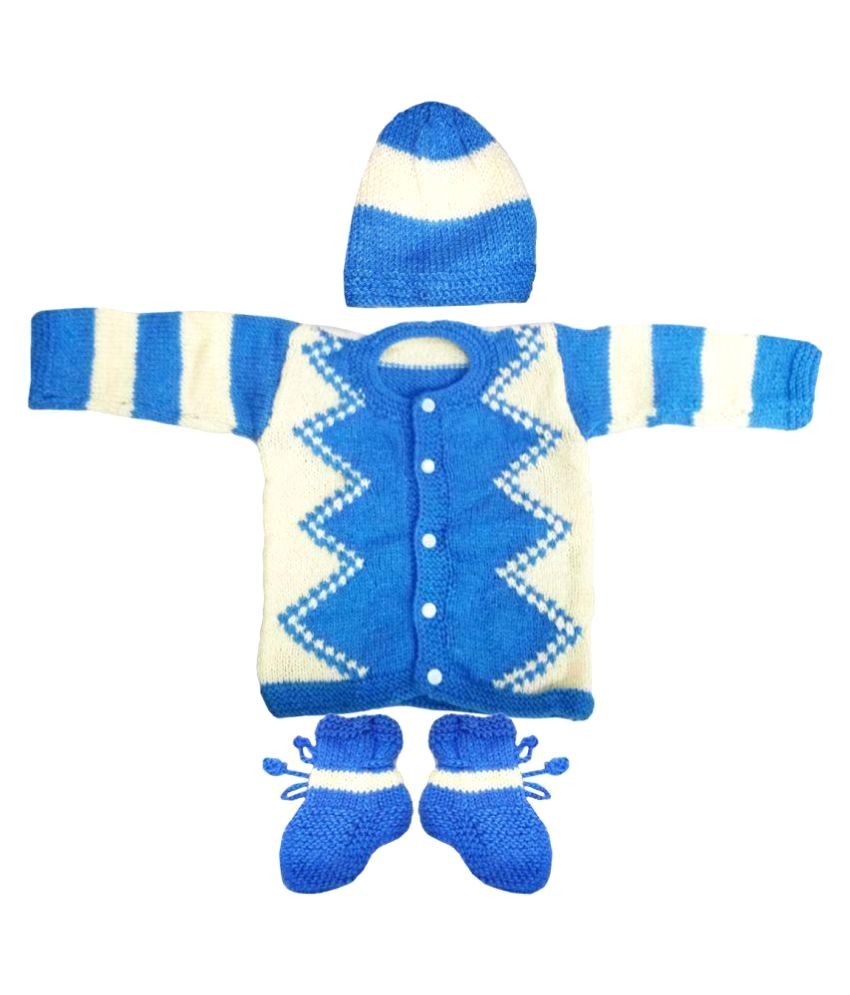 Dadima Ki Bunai Sky Sweater Set Buy Dadima Ki Bunai Sky Sweater Set