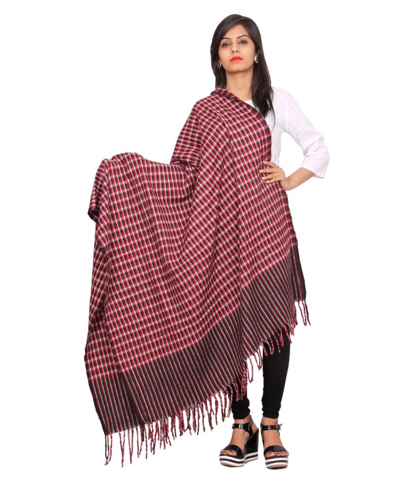 Rama Multicoloured Checkered Shawl Price in India Buy Rama Multicoloured Checkered Shawl