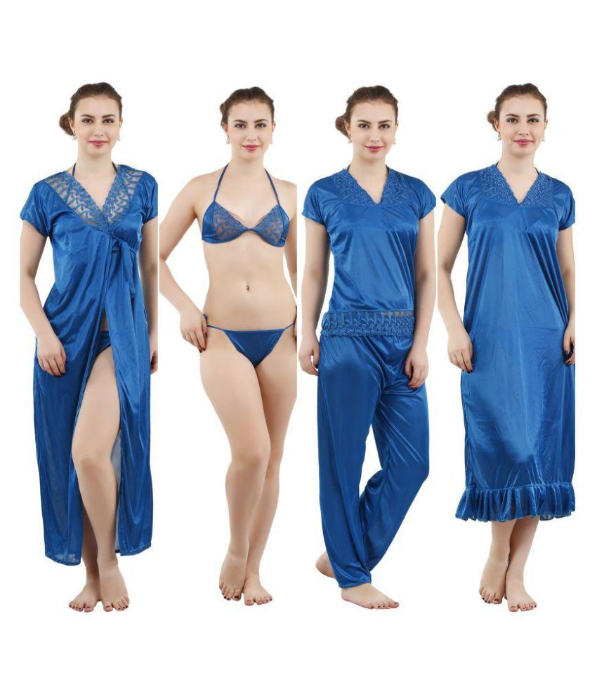     			Romaisa Satin Nightsuit Sets